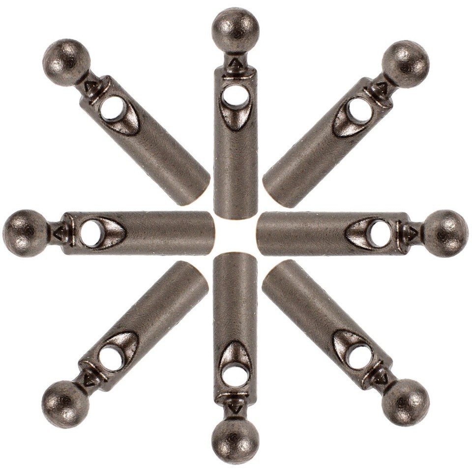 11 Pcs Umbrella Repair Parts Rain Beads Metal Tail Long Handle Sun