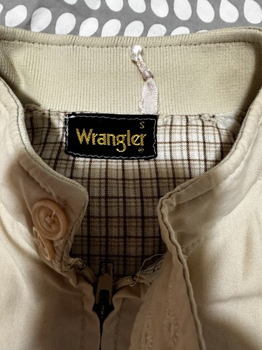 Vintage Wrangler Harrington Skinhead Mod SuedeHead 40” Beige 1970s - Picture 3 of 8