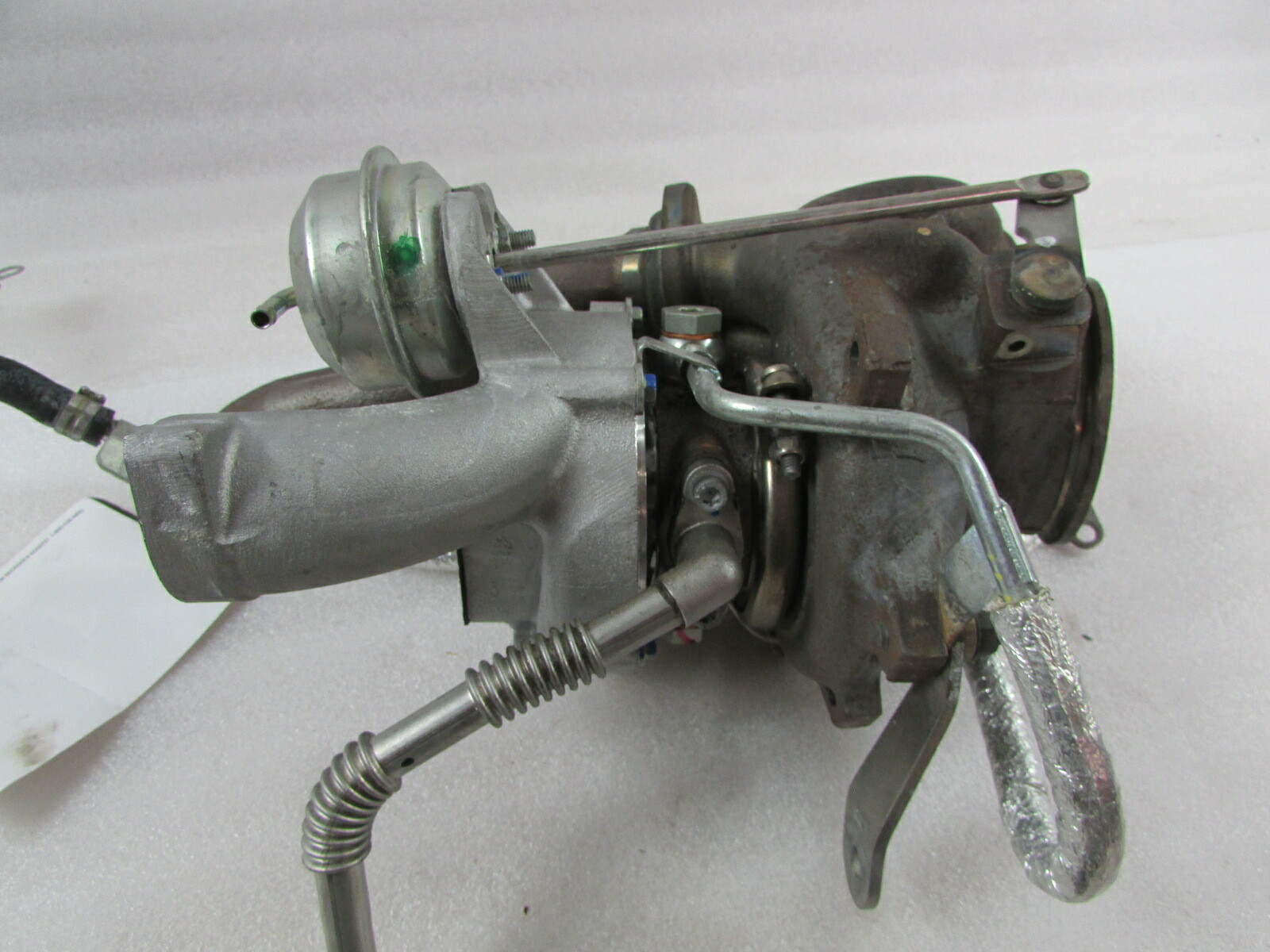 Ferrari California T, LH, Left Exhaust Manifold and Turbo, Used, P/N 317018