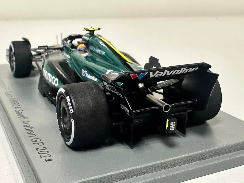 1:43 Spark Model Aston Martin Fernando Alonso GP F1 Arabia Saudita 2024 Formula1 - Immagine 2 di 4