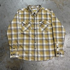 Dixxon Flannel Co The Sutter Plaid Western Pearl Snap Longsleeve Shirt 2XL Men