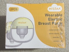 Missaa S18 White 2 Modes Low Noise Portable Electric Wearable Breast Pump