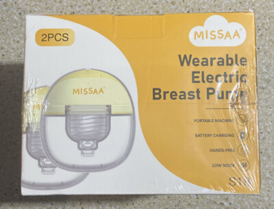 Missaa S18 White 2 Modes Low Noise Portable Electric Wearable Breast Pump 