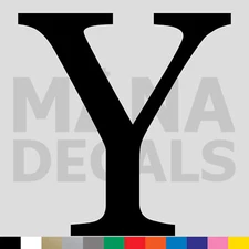 Upsilon Vinyl Die Cut Decal Sticker - Greek Letter Symbol Y