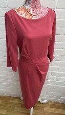 BNWT M&S Shift Pencil Dress UK 16 Pink Formal Work Business Summer Wedding