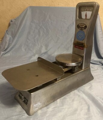 Antique the exact weight scale CO.Columbus 3-lb | eBay