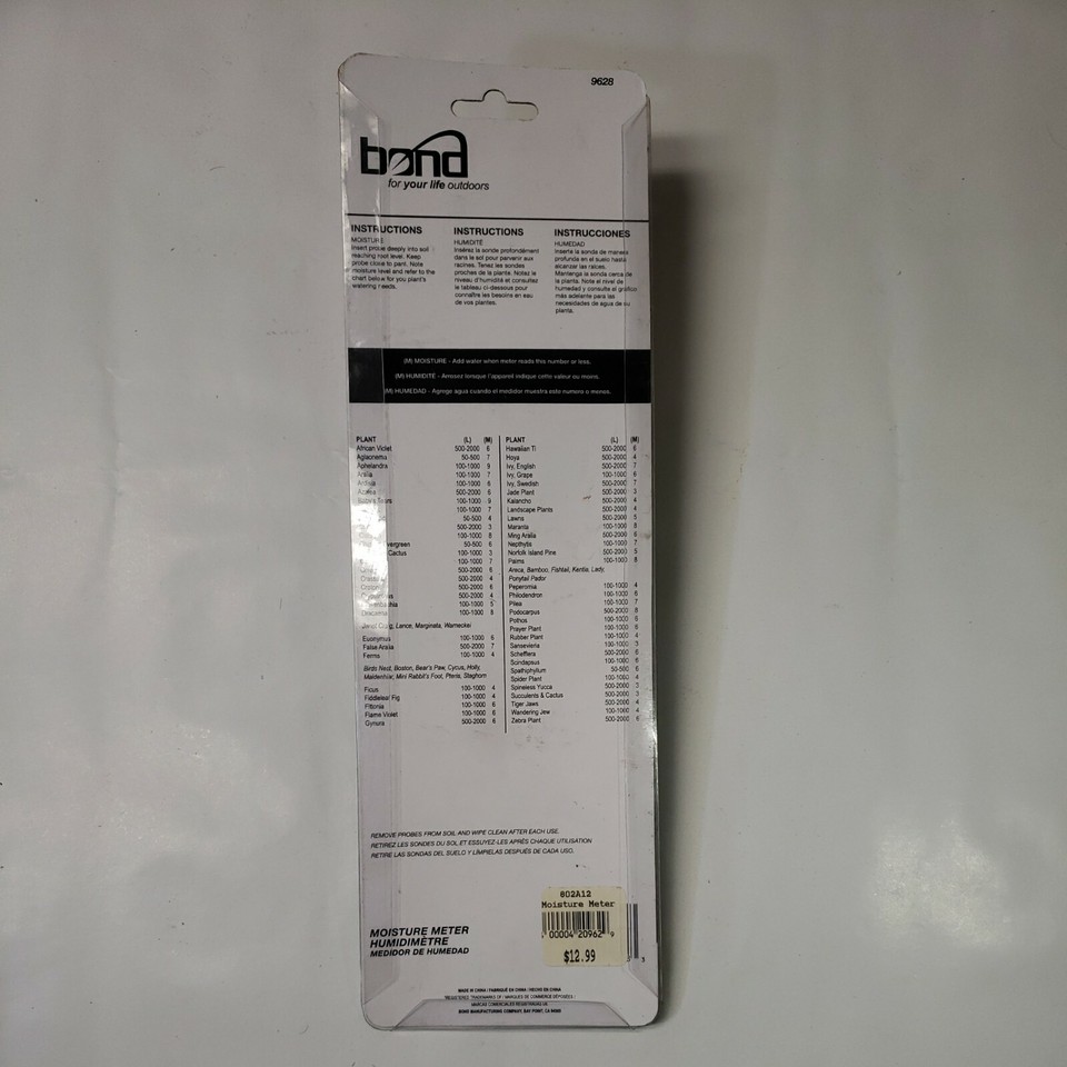 Moisture Meter, No. 9628, by Bond Manufacturing Company | eBay