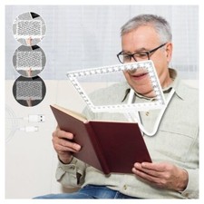 Hands-Free 5X Magnifying Glass with Light LED 43 Brights Neckwear for Reading