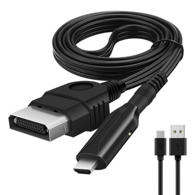 für Xbox 1080P zu HDMI Konverter Adapter Video Audio Converter W/ 1M Kable TD