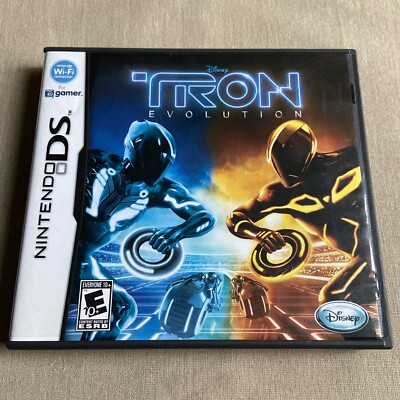 Tron: Evolution (Nintendo DS 3DS Tested) Disney Complete W/ Manual Clean Pin CIB