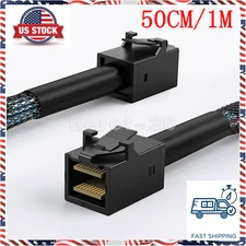 HD Mini SAS SFF-8643 to Mini SAS SFF-8643 Server Motherboard Backplane 0.5 or 1M