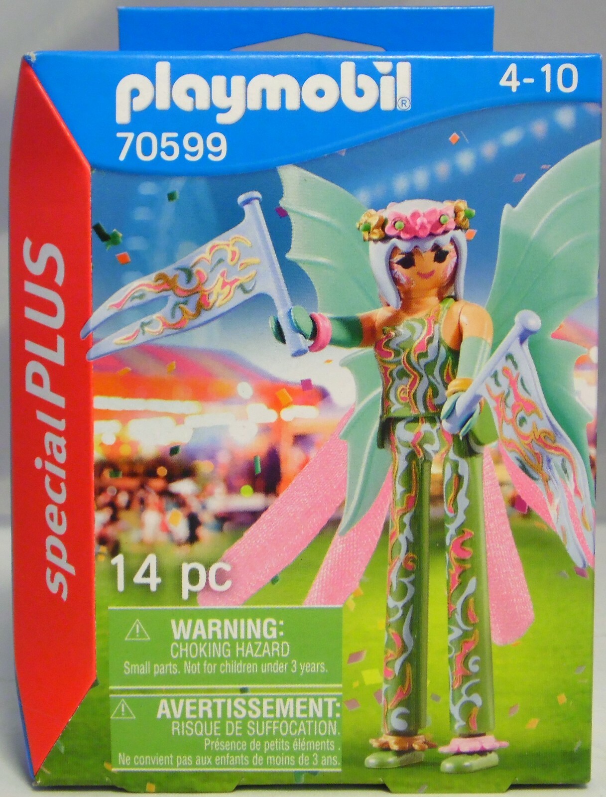 Playmobil Special Plus 70599 Stelzenläuferin Fee mit Flügel zu Jahrmarkt NEU