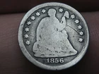 1856 P Seated Liberty Half Dime- Philadelphia, Good Details