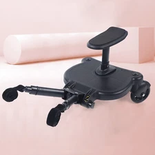 Glider Board Baby Stroller Kid Board Buggy Wheeled Board with Detachable Seat