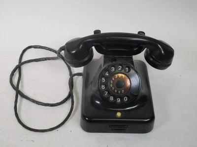 Altes Wählscheibentelefon, Post W 48 m.T., Bakelit VV4470 - Bild 1 von 4