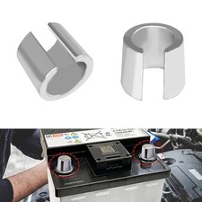 2 PCS Battery Post Shims, Battery Terminal Adapter, Pure Lead Anode 2PCS
