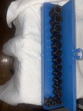 Snap on Metric Impact Sockets 15 Piece 10mm To 24 mm