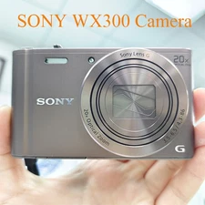 SONY Cyber-shot DSC-WX300 English 18.2MP 20x Zoom Digital Camera w/ Accessories