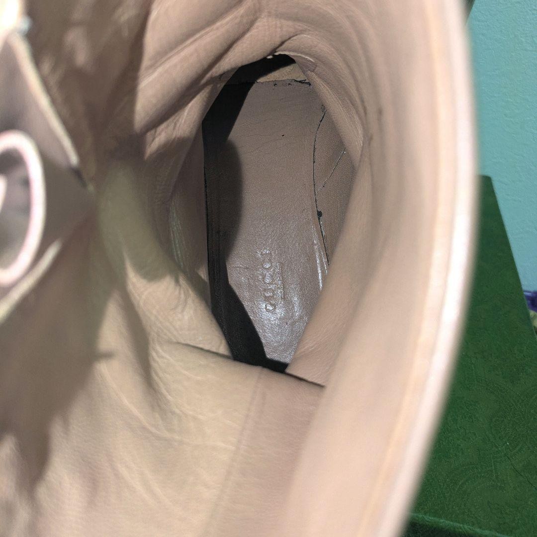 GUCCI Boots Heel GG Suede Beige EU39.5/US9.5 116485c thumbnail 12