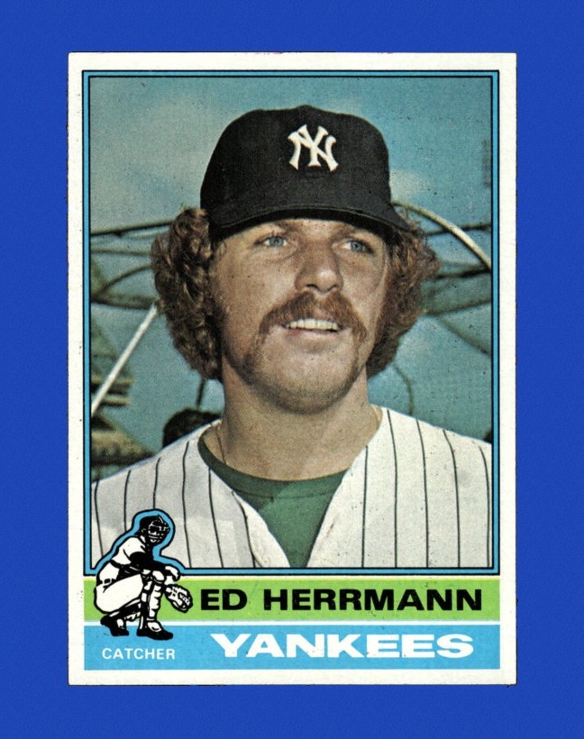 1976 Topps Set-Break #406 Ed Herrmann NM-MT OR BETTER *GMCARDS*