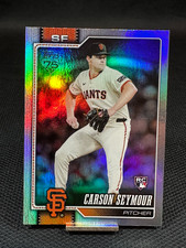 2026 Topps Series 1  CARSON SEYMOUR  RC  Rainbow Foil  #112