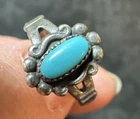 Vintage Native American Turquoise Ring 925 Sterling Silver Sz 5 Bell Trading