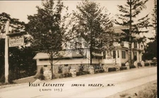 Spring Valley, NY New York Villa Lafayette Original Vintage Real Photo RPPC