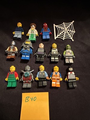 Lego Minifigures Lot! SPIDER-MAN, DOC OCK & MORE! 14 Pieces! EXCELLENT! B40