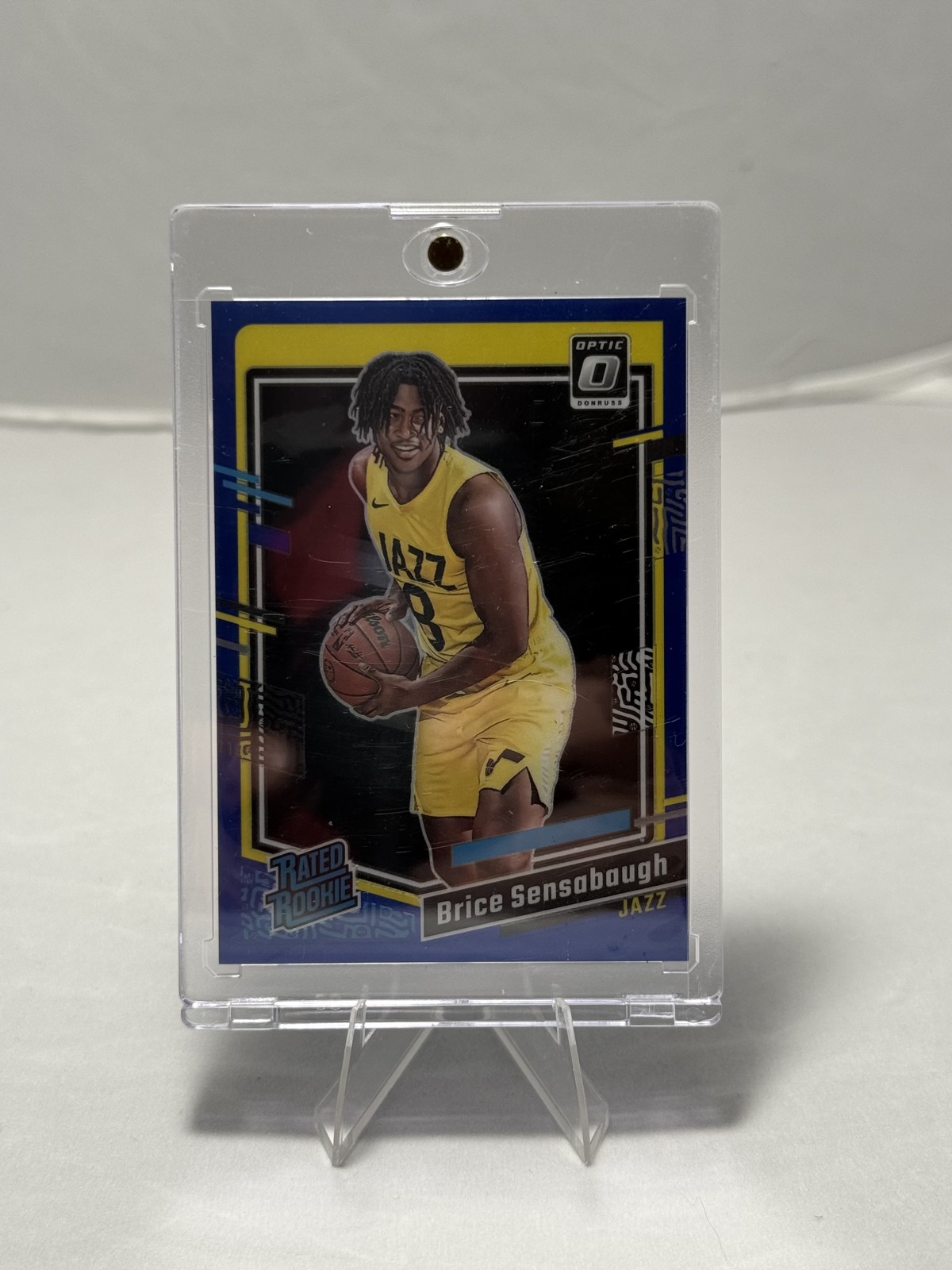 2023-24 Panini Donruss Optic - Rated Rookie Brice Sensabaugh #209 Blue /49