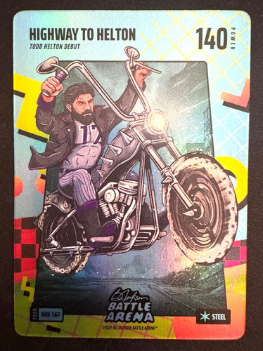 2026 BO JACKSON KEN GRIFFEY BATTLE ARENA TODD HIGHWAY TO HELTON 80s RAD STEEL SP