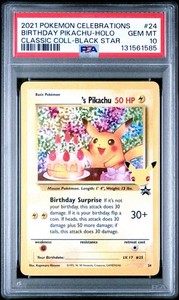 Psa 10 Birthday Pikachu | eBay