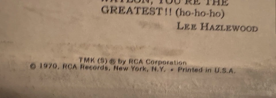 Waylon Jennings-Singer of Sad Songs “Sealed” 1970 RCA Dynagroove-NEW Old Stock- - Image 3 of 4