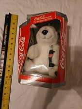 1993 coca cola polar bear plush in Damaged box