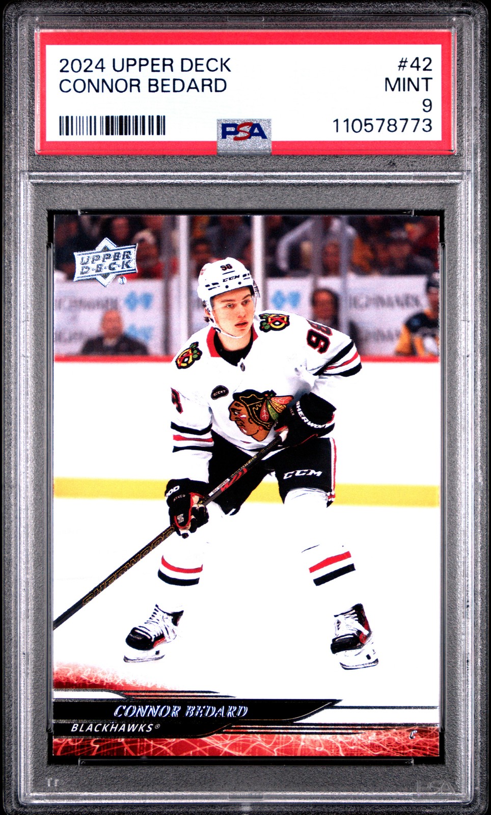 2024 Upper Deck #42 Connor Bedard PSA 9