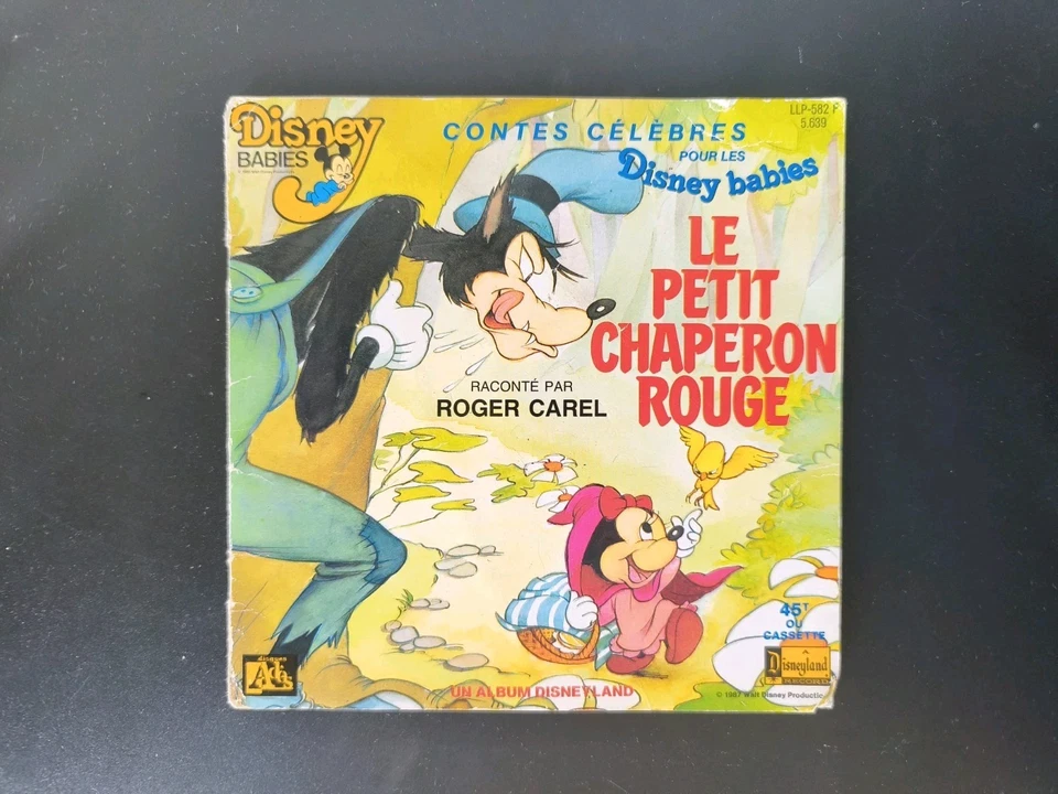 le petit chaperon rouge disney babies charles perrault roger carel, disneyland - Photo 1/1