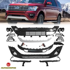 Front Bumper Complete Assembly W/Fog Light For Ford Expedition 2018-2021 14pcs