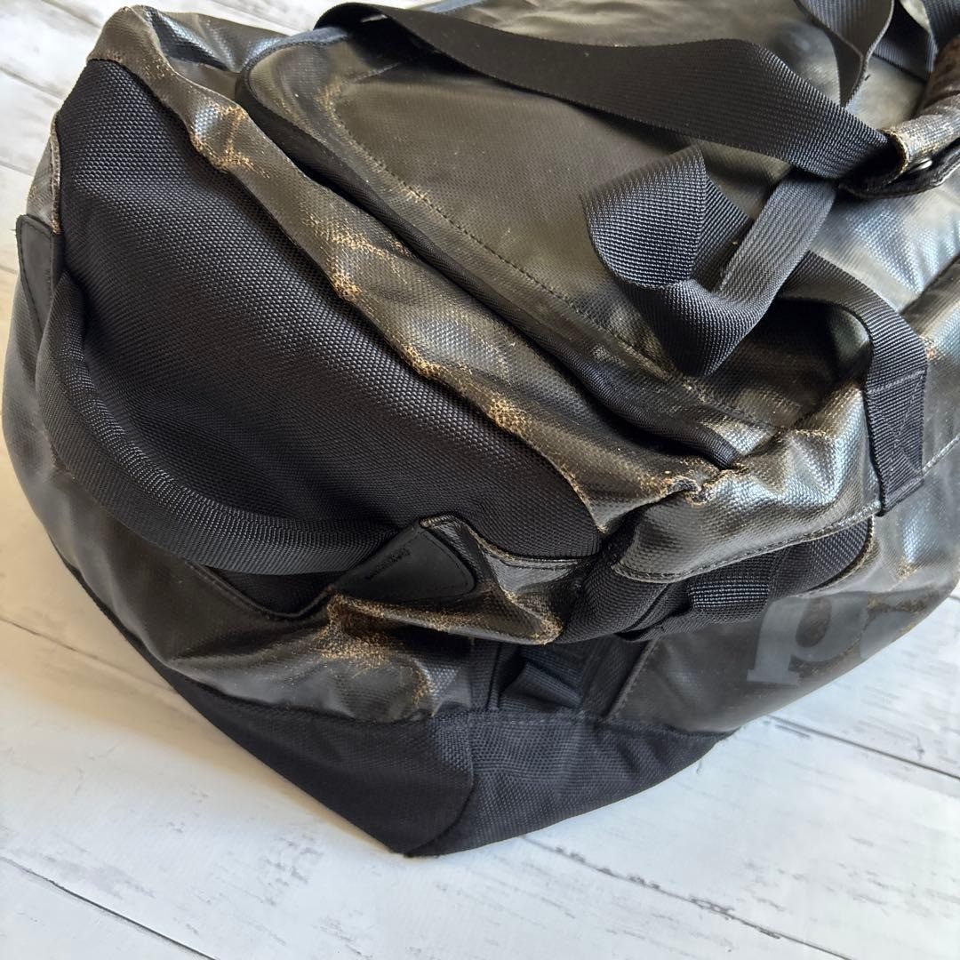 Patagonia Black Hole Duffel 45L Black Vintage Travel Bag Faded
