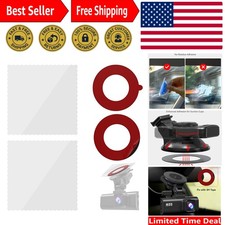 Universal Dash Cam Adhesive Pads with Electrostatic Stickers for Secure Mounting