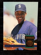1994 Donruss Rated Rookie Marc Newfield #574 Seattle Mariners Baseball Card