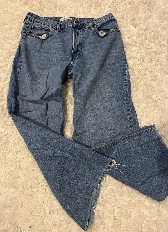 Abercrombie & Fitch A&F Womens Jeans 90s Relaxed Jean High Rise Size 32/14R