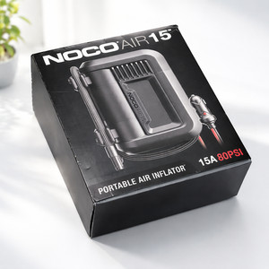 NOCO AIR15 15A 80PSI PORTABLE AIR INFLATOR EMPTY RETAIL BOX + MANUAL ONLY