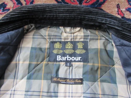 Barbour Mens Beaufort Waxed Cotton Jacket - Black Size S image 4
