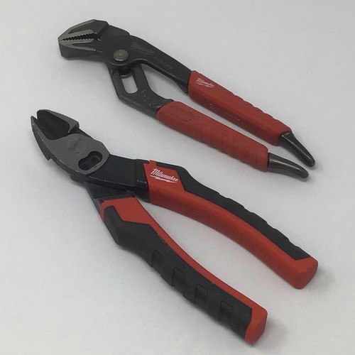 Milwaukee diagonal cutting pliers + Slip Pliers - VGC - Made in USA