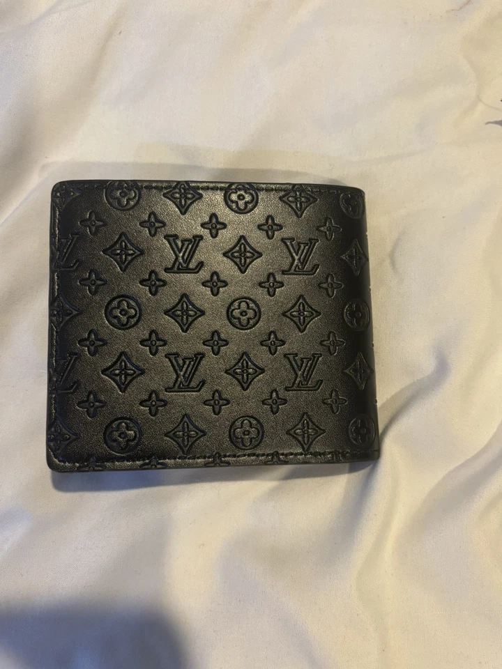 Cartera Louis Vuitton Multi Monograma Delgada Lona Negra Para Hombre CON CAJA Foto 3 de 4