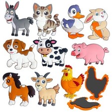 Fridge Magnets for Toddlers 1-3, Farm Animals Refrigerator Magnets for Kids,