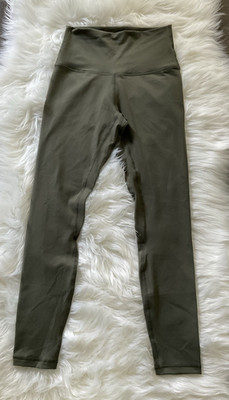 lululemon Align Pant II Green High Rise 25  Leggings Size 4 NWT Stretch Yoga
