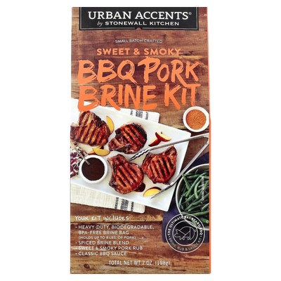 Sweet & Smoky BBQ Pork Brine Kit, 7 oz (198 g)
