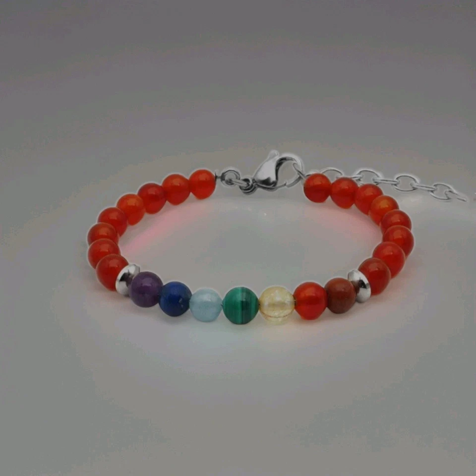 Bracelet Énergétique "Svadhisthana" – Chakra Sacré - Photo 1/1
