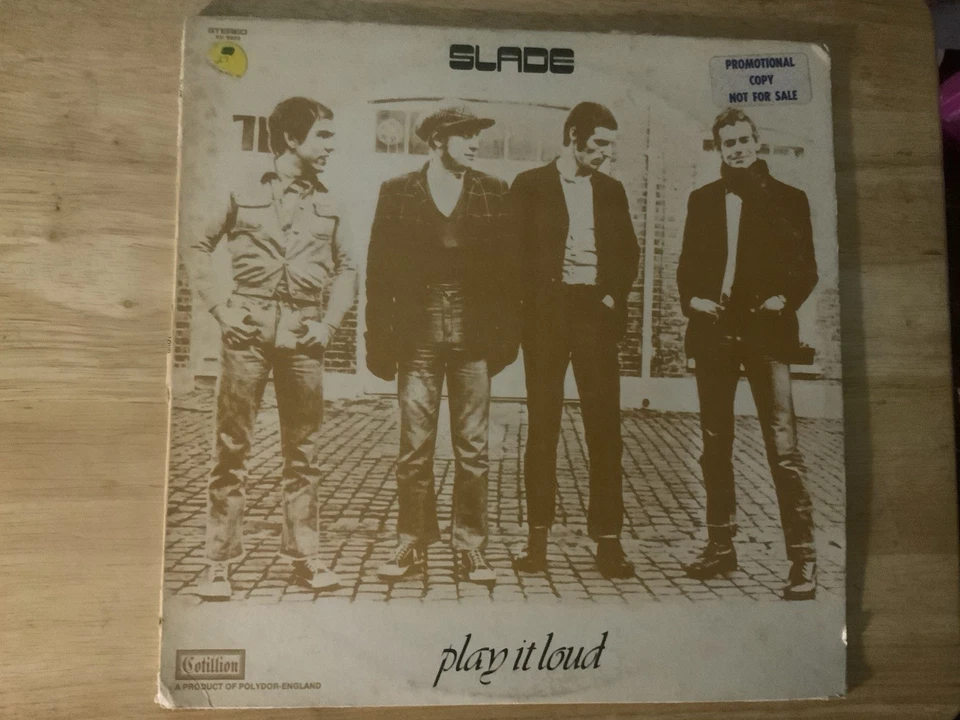 Slade "Play It Loud" Pristine NEVER PLAYED Original 1970 Cotillion PROMO Vinyl! - Image 2 of 4