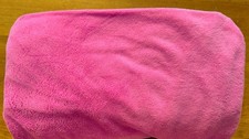 Pottery Barn Kids Sheet Crib Pink Fleece Fitted Baby Plush Nursery Velour